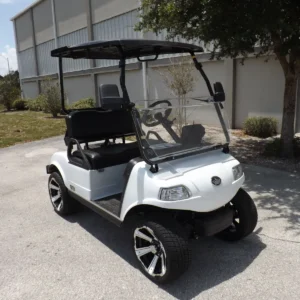 2025 Evolution Classic 2 Plus Electric Golf Cart | Pearl White Street-Legal LSV with Lithium Power & Premium Features